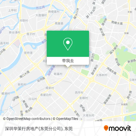 深圳华策行房地产(东莞分公司)地图