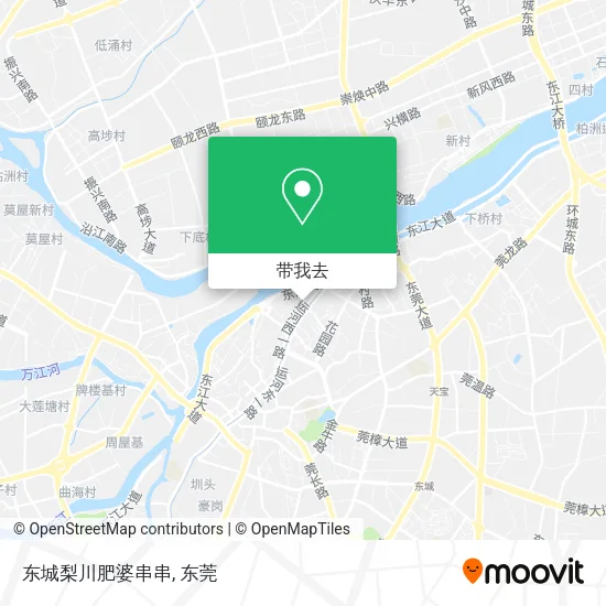 东城梨川肥婆串串地图
