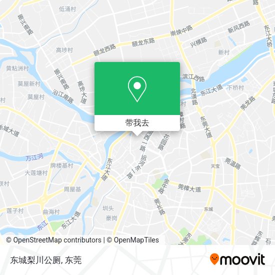 东城梨川公厕地图