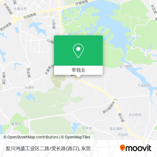 梨川鸿盛工业区二路/莞长路(路口)地图