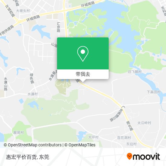 惠宏平价百货地图