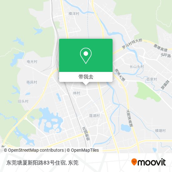 东莞塘厦新阳路83号住宿地图