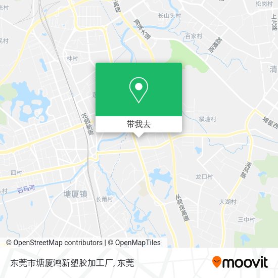 东莞市塘厦鸿新塑胶加工厂地图