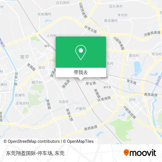 东莞翔盈国际-停车场地图