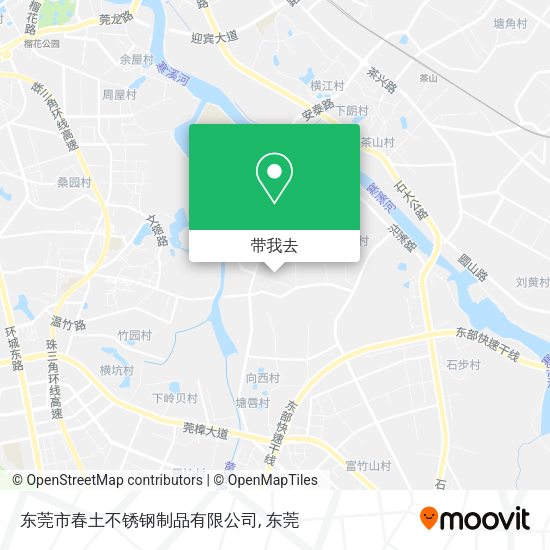 东莞市春土不锈钢制品有限公司地图