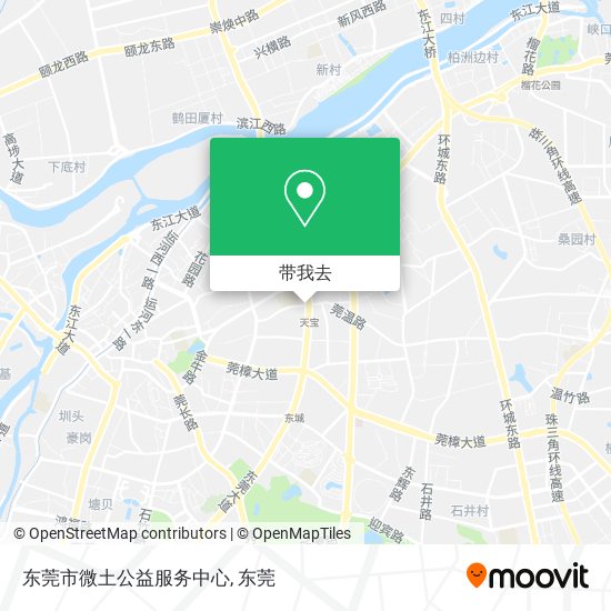 东莞市微土公益服务中心地图