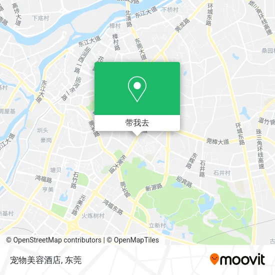 宠物美容酒店地图