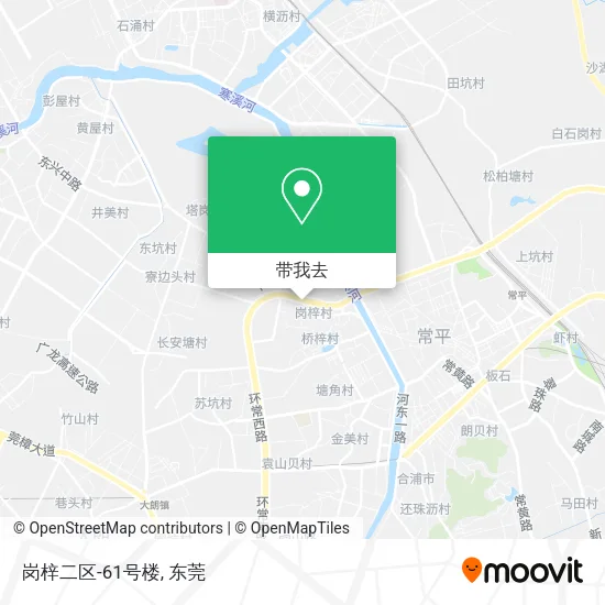 岗梓二区-61号楼地图