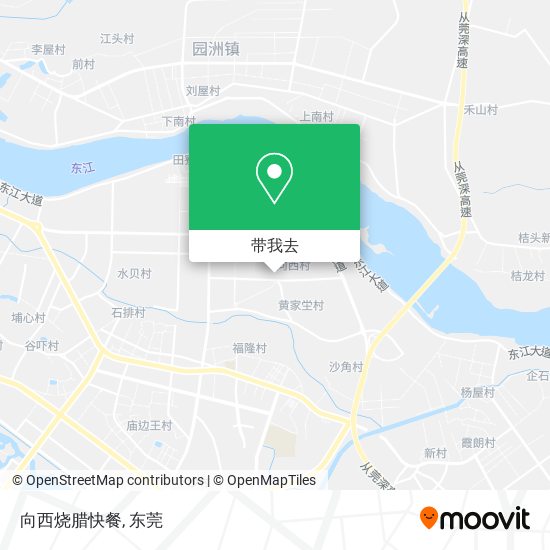 向西烧腊快餐地图