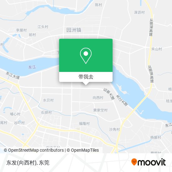 东发(向西村)地图