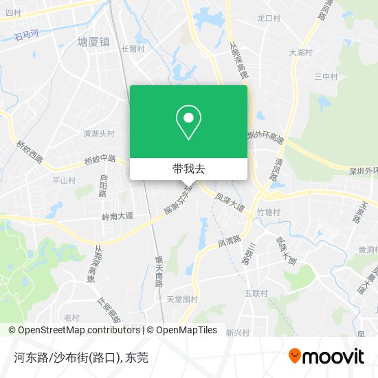 河东路/沙布街(路口)地图