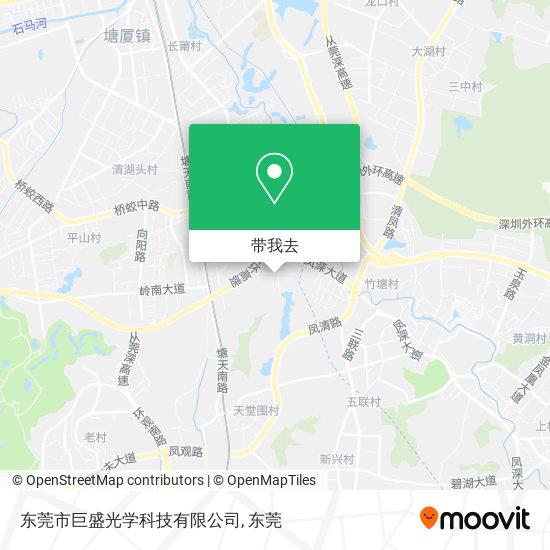 东莞市巨盛光学科技有限公司地图