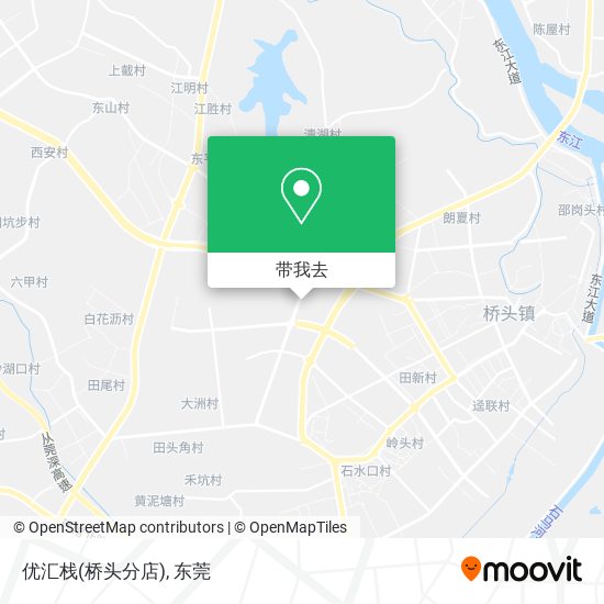 优汇栈(桥头分店)地图