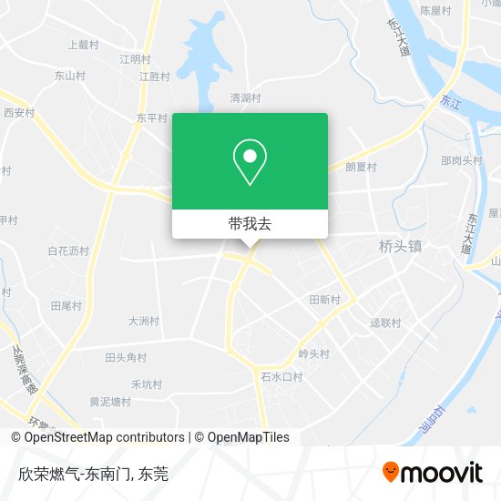 欣荣燃气-东南门地图