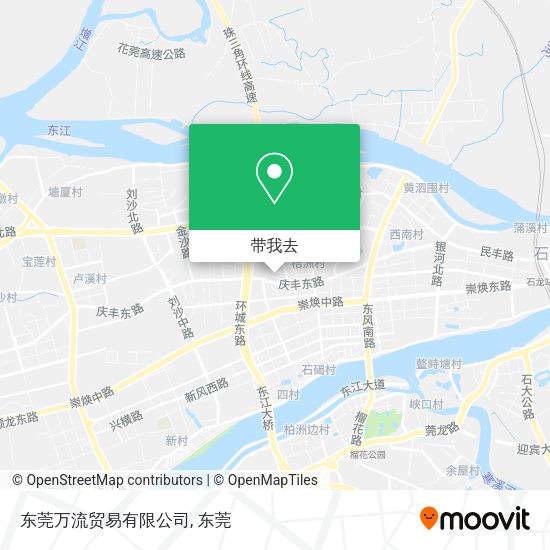 东莞万流贸易有限公司地图