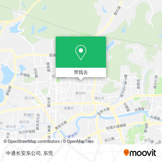 中通长安东公司地图