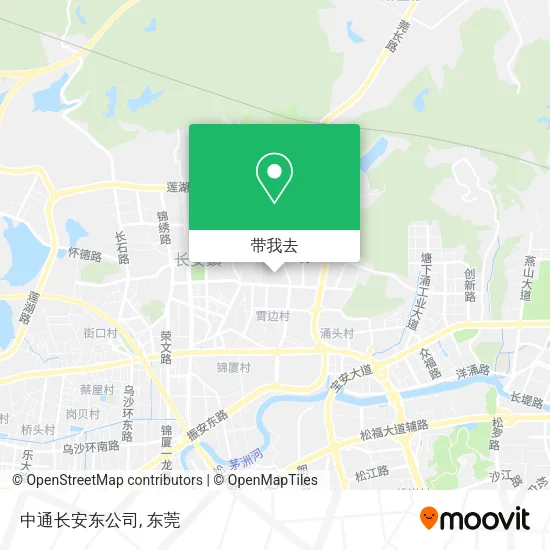 中通长安东公司地图