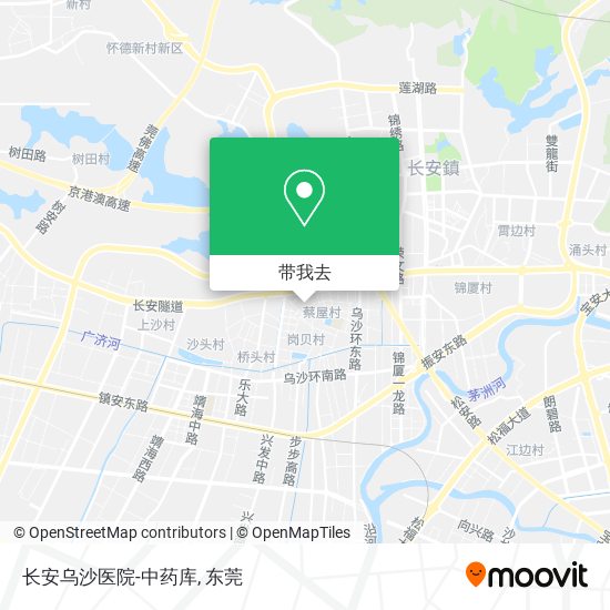 长安乌沙医院-中药库地图