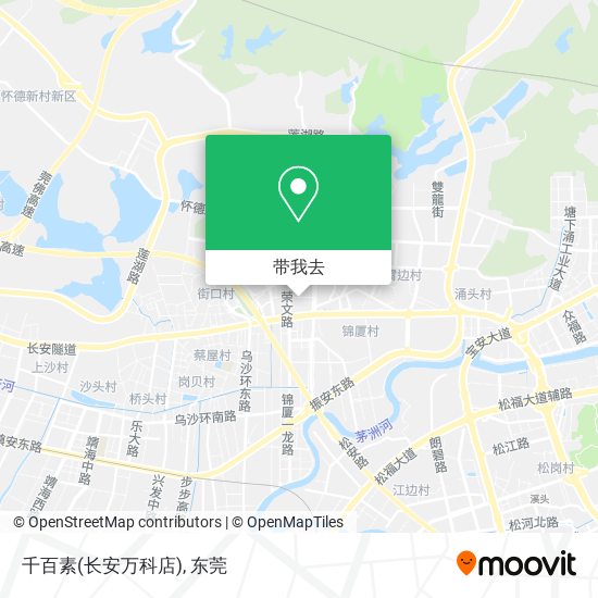 千百素(长安万科店)地图