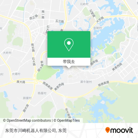 东莞市川崎机器人有限公司地图