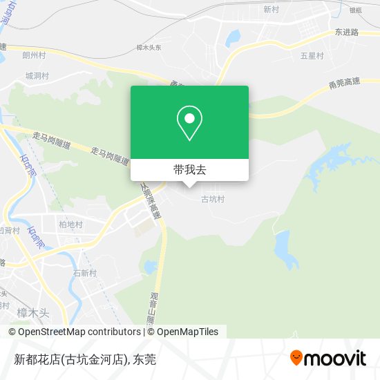 新都花店(古坑金河店)地图