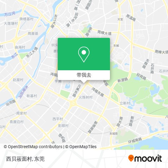 西贝莜面村地图