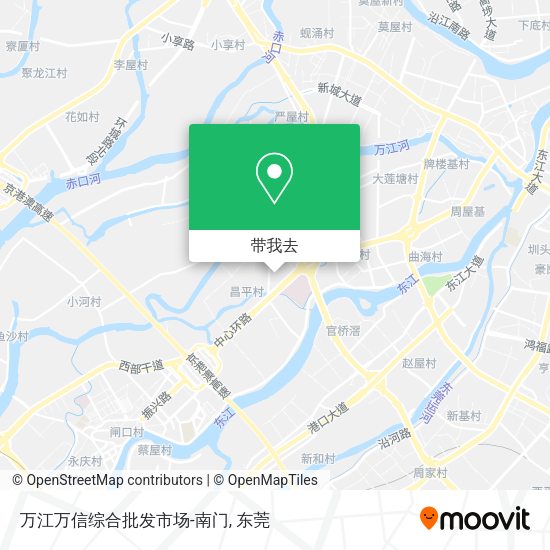 万江万信综合批发市场-南门地图