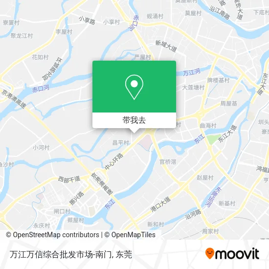 万江万信综合批发市场-南门地图