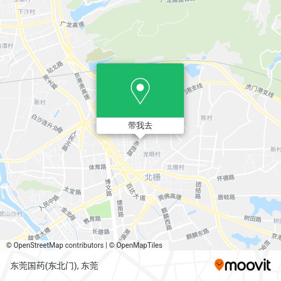 东莞国药(东北门)地图