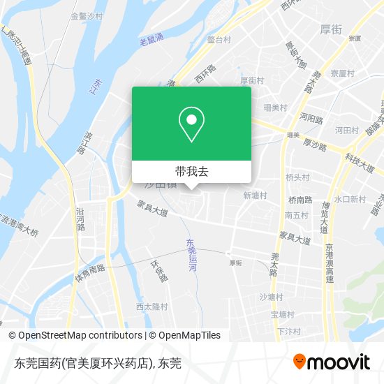 东莞国药(官美厦环兴药店)地图