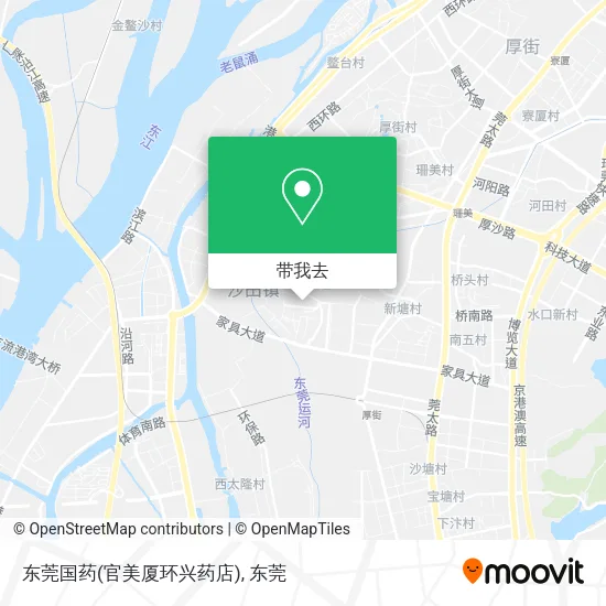 东莞国药(官美厦环兴药店)地图