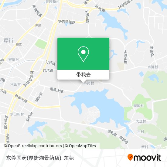 东莞国药(厚街湖景药店)地图