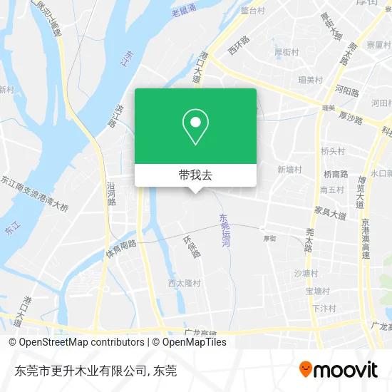 东莞市更升木业有限公司地图