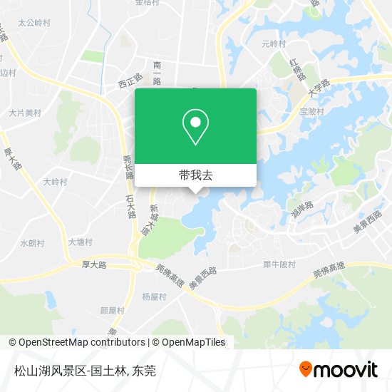 松山湖风景区-国土林地图