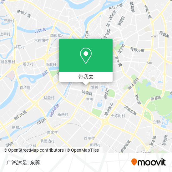 广鸿沐足地图
