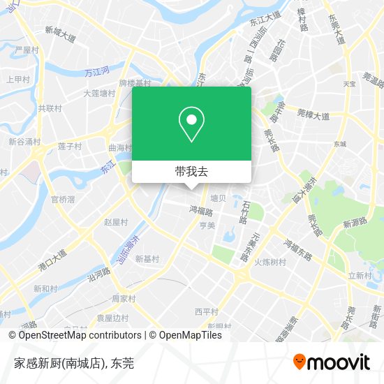 家感新厨(南城店)地图