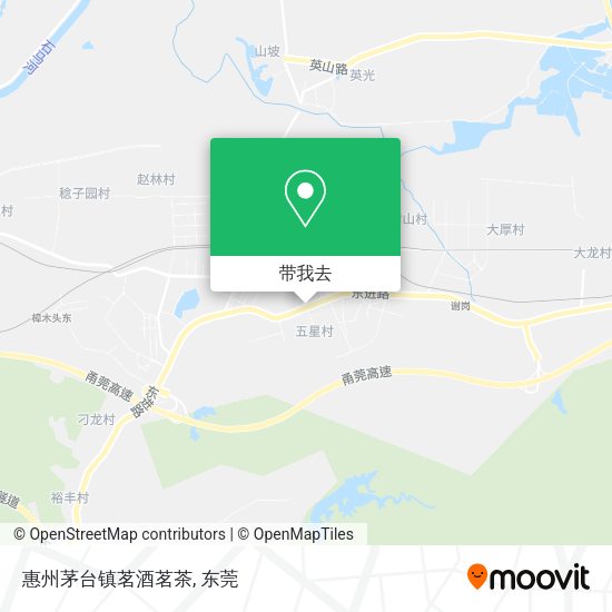 惠州茅台镇茗酒茗茶地图
