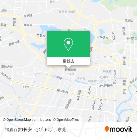 福嘉百货(长安上沙店)-北门地图