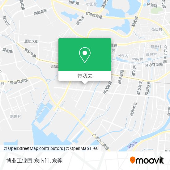 博业工业园-东南门地图