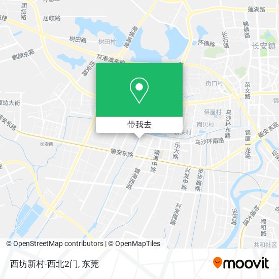 西坊新村-西北2门地图