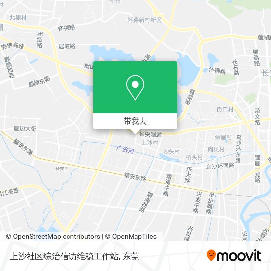 上沙社区综治信访维稳工作站地图