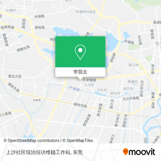 上沙社区综治信访维稳工作站地图