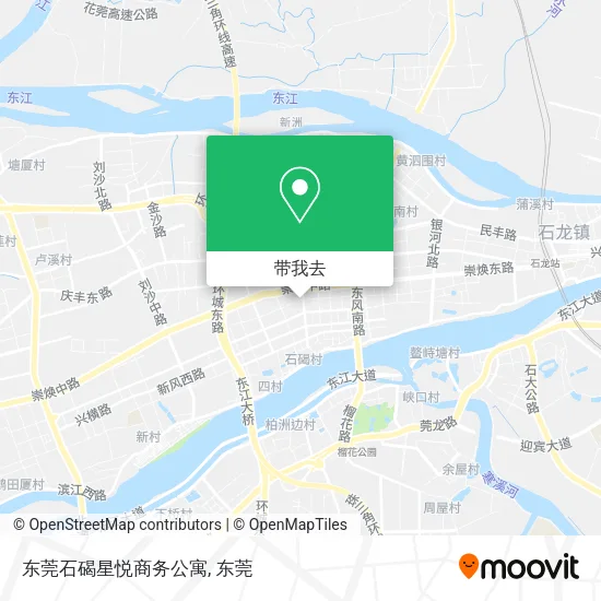 东莞石碣星悦商务公寓地图