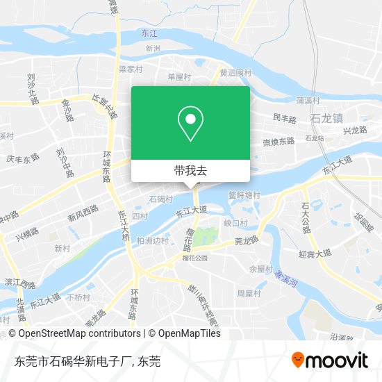 东莞市石碣华新电子厂地图