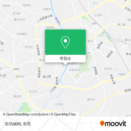 崇讯钢构地图