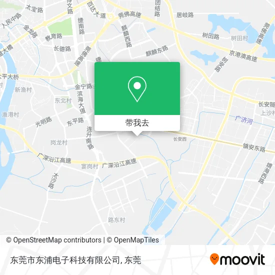 东莞市东浦电子科技有限公司地图