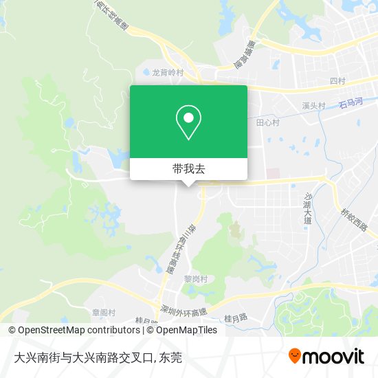 大兴南街与大兴南路交叉口地图
