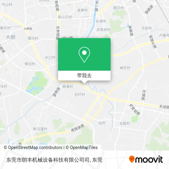 东莞市朗丰机械设备科技有限公司司地图
