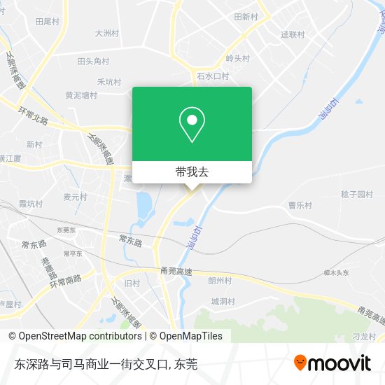 东深路与司马商业一街交叉口地图