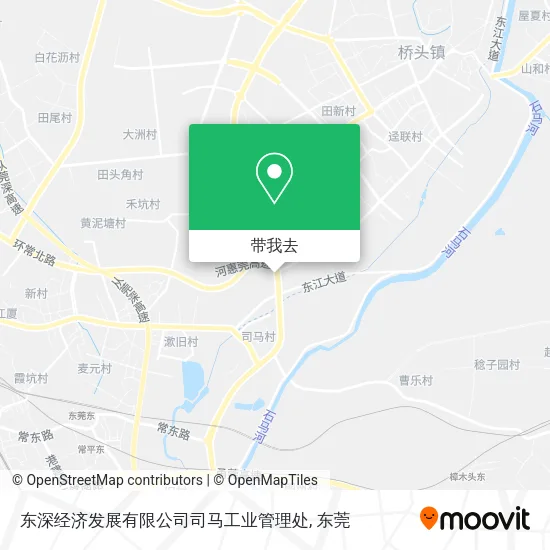 东深经济发展有限公司司马工业管理处地图
